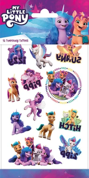 Tatuaże dla dzieci My Little Pony, 12 szt.