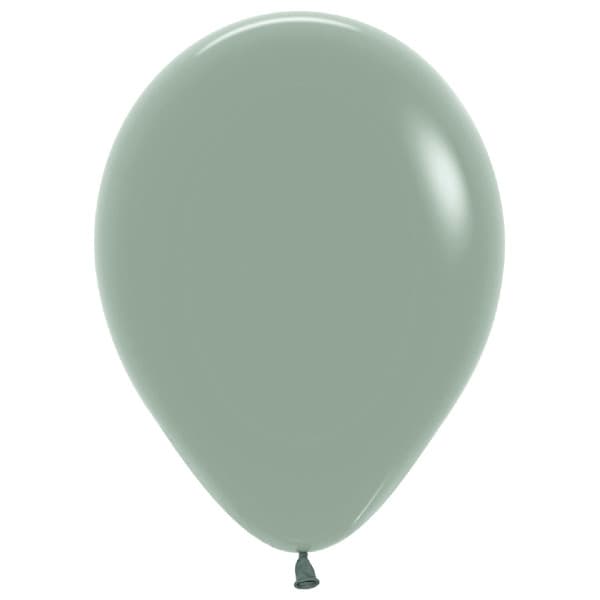 Balony pastelowe Pastel Dusk Laurel Green laurowy zielony, 22 cm 3 szt.