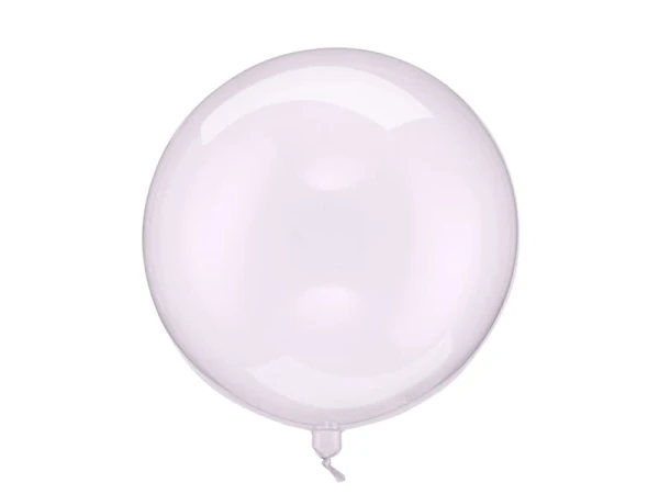 Balon kula bobo transparentny fioletowy, 40 cm 1 szt.