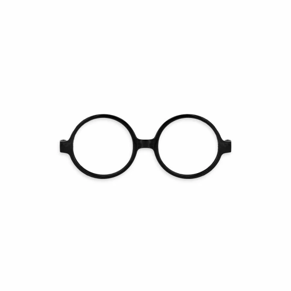 Okulary okrągłe czarne czarodziej Harry Potter