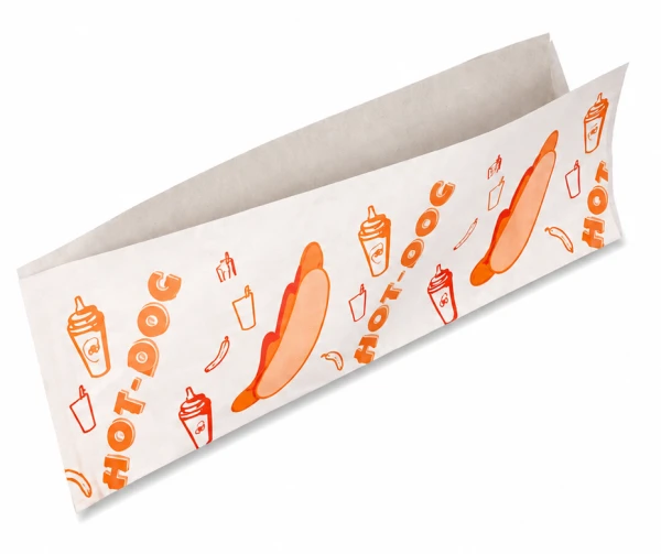 Torebki papierowe Hot Dog, 200 szt.