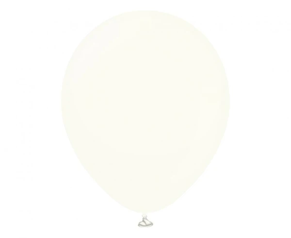 Balony pastelowe Kalisan Retro White białe, 30 cm 100 szt.