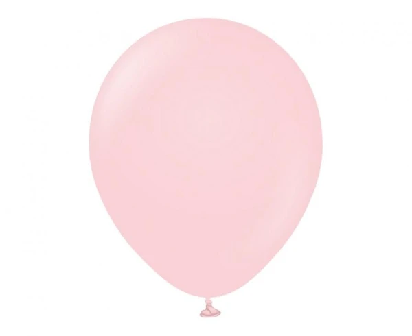 Balony pastelowe Kalisan Macaron Pink pudrowe różowe, 45 cm 1 szt.