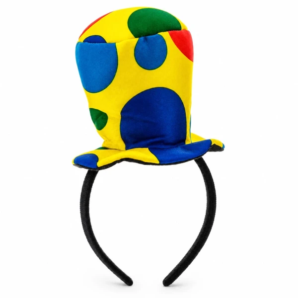 Opaska kapelusz klauna clowna