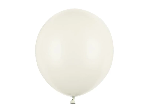 Balony pastelowe jasny kremowy Pastel Light Cream strong, 43 cm 25 szt.