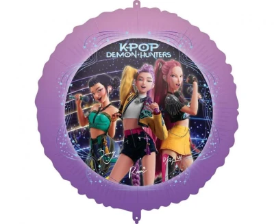 Balon foliowy K-Pop Demon Hunters Huntrix, 45 cm