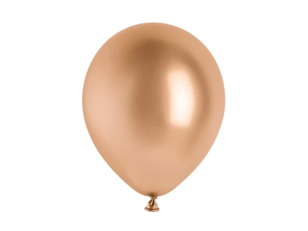 Balony metaliczne glossy różowe złoto, 30 cm 1 szt.