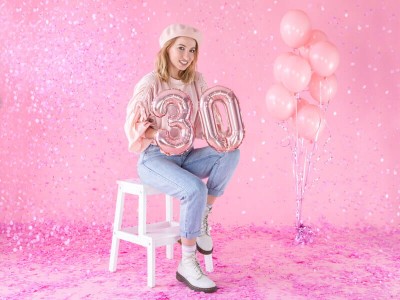Balony gold rose na urodziny
