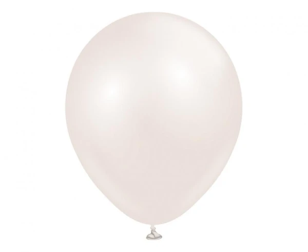 Balony pastelowe Kalisan Aura Beige Cream kremowe beżowe, 12 cm 100 szt.