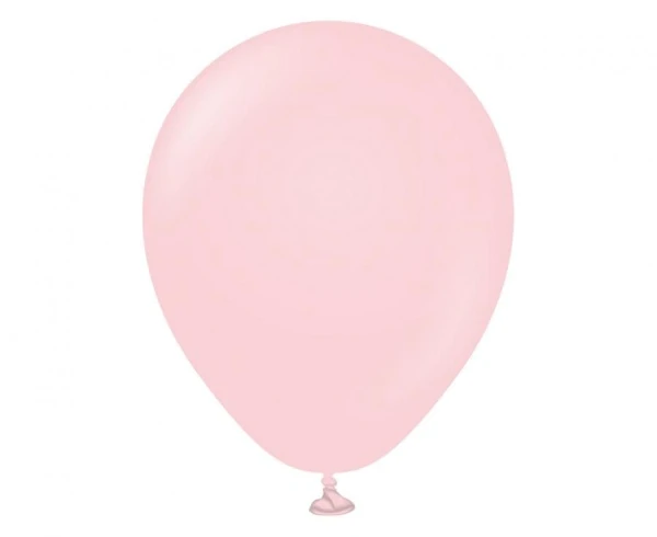 Balony pastelowe Kalisan Macaron Pink pudrowe różowe, 12 cm 100 szt.