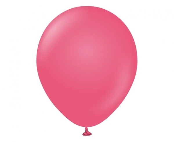 Balony pastelowe Kalisan Standard Fuchsia ciemne różowe fuksja, 30 cm 100 szt.