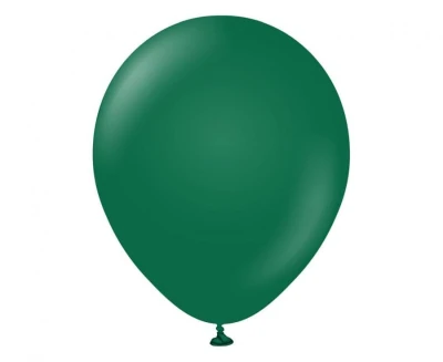 Balony pastelowe Kalisan Standard Dark Green ciemne zielone butelkowe, 30 cm 3 szt.