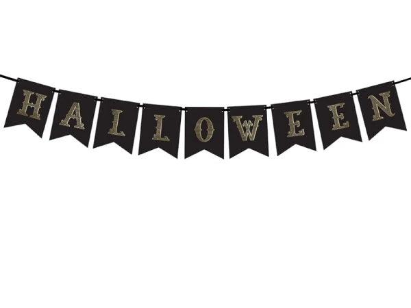 Baner Halloween czarny 1,75 m