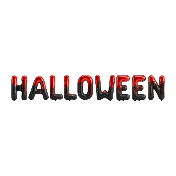 Balony foliowe napis Halloween Bloody Night