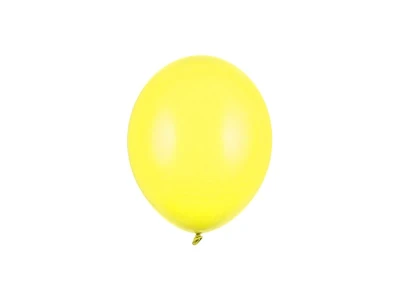Balony pastelowe żółte Pastel Lemon Zest strong, 12 cm 3 szt.
