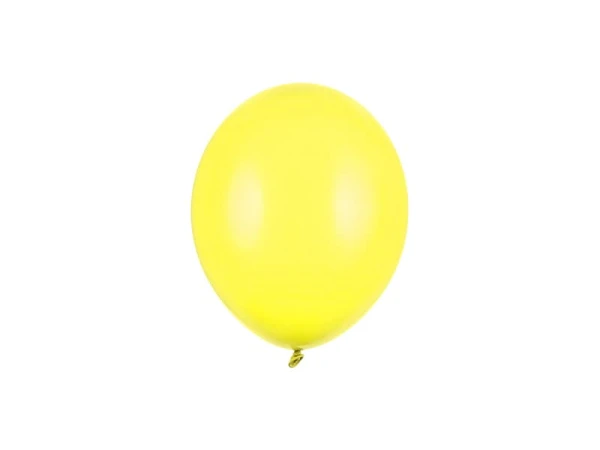 Balony pastelowe żółte Pastel Lemon Zest strong, 12 cm 3 szt.