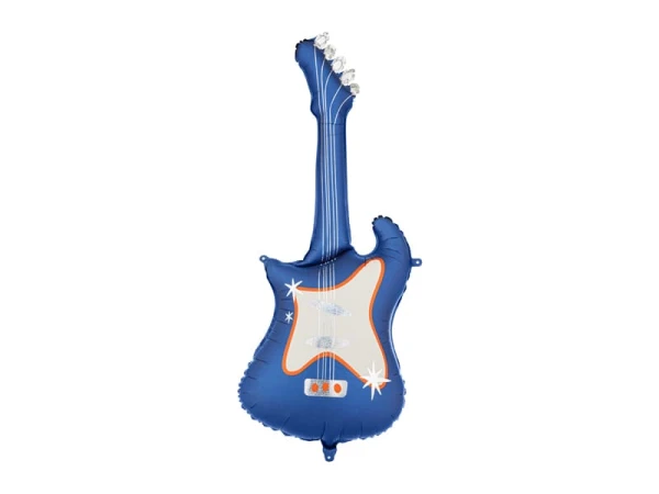 Balon foliowy Gitara granatowa, 41x105 cm