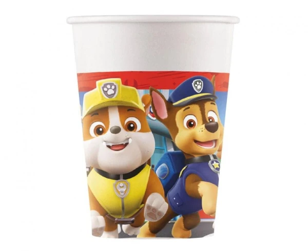 Kubeczki papierowe Psi Patrol Paw Patrol Rescue Heroes, 8 szt.
