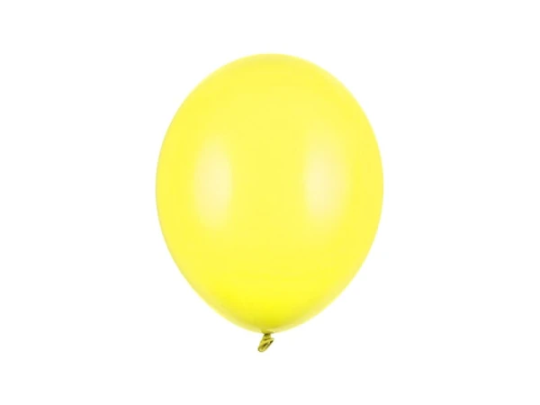 Balony pastelowe żółte Pastel Lemon Zest strong, 27 cm 3 szt.