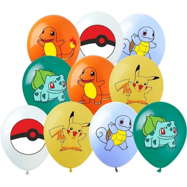 Balony lateksowe Pokemony (5772), 10 szt.