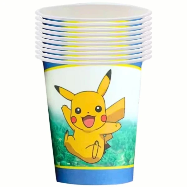 Kubeczki papierowe Pokemon, 10 szt.