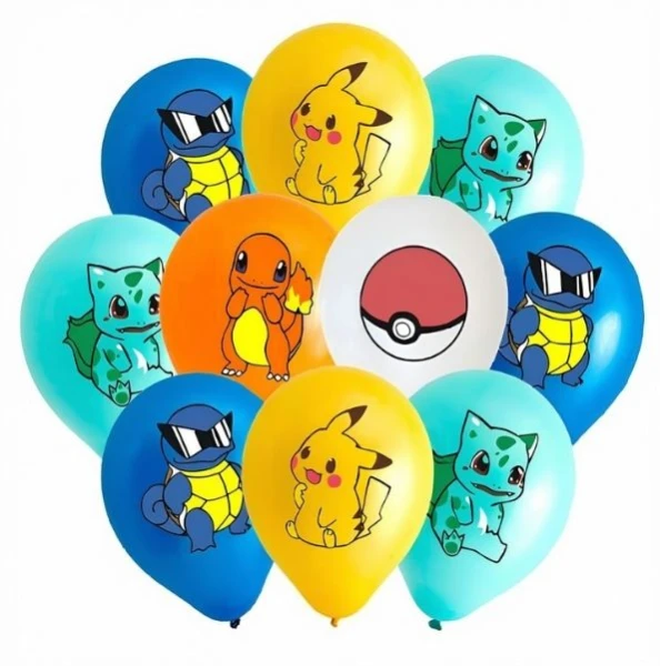 Balony lateksowe Pokemony (5500), 10 szt.