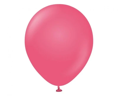 Balony pastelowe Kalisan Standard Fuchsia ciemne różowe fuksja, 45 cm 1 szt.