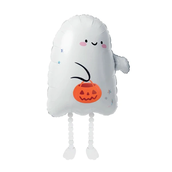 Balon foliowy Duszek Duch stojący Halloween Spooky Friends, 80 x 40 cm