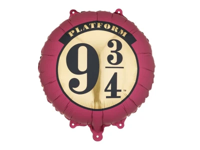 Balon foliowy Harry Potter peron 9¾, 45 cm