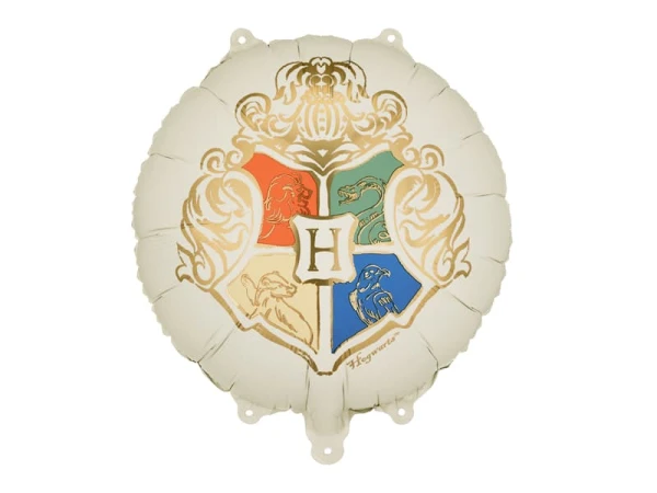 Balon foliowy Harry Potter herb Hogwartu, 45 cm