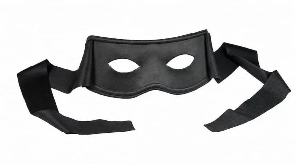 Maska karnawałowa Zorro czarna