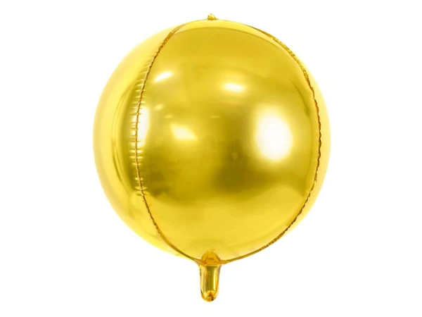 Balon foliowy Kula złoty, 40 cm