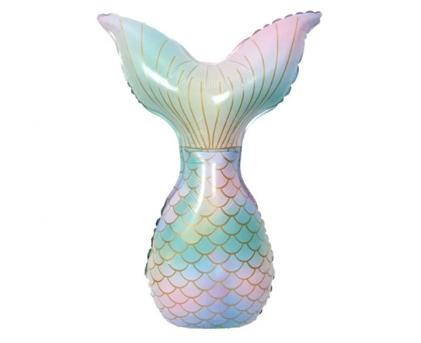 Balon foliowy ogon syreny, 45x65cm