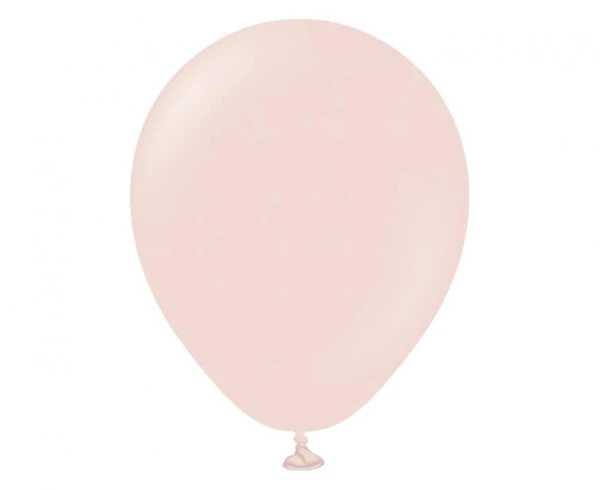 Balony pastelowe Kalisan Standard Pink Blush różowy jasny, 12 cm 3 szt.