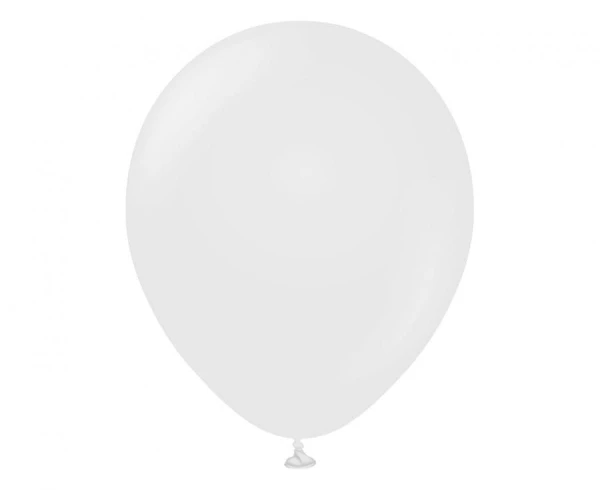 Balony pastelowe Kalisan Standard White biały, 45 cm 1 szt.