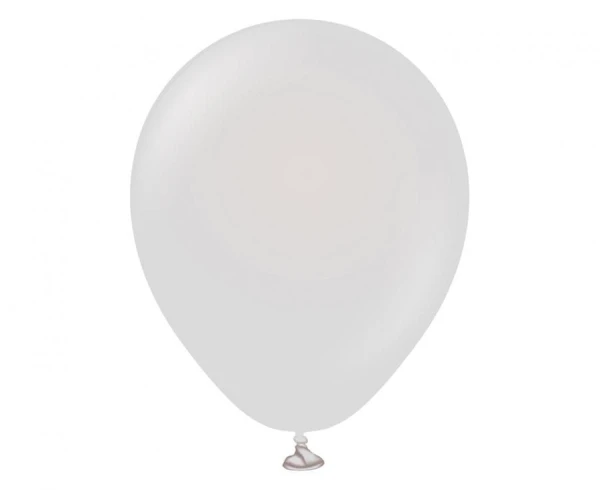 Balony pastelowe Kalisan Standard White biały, 12 cm 3 szt.