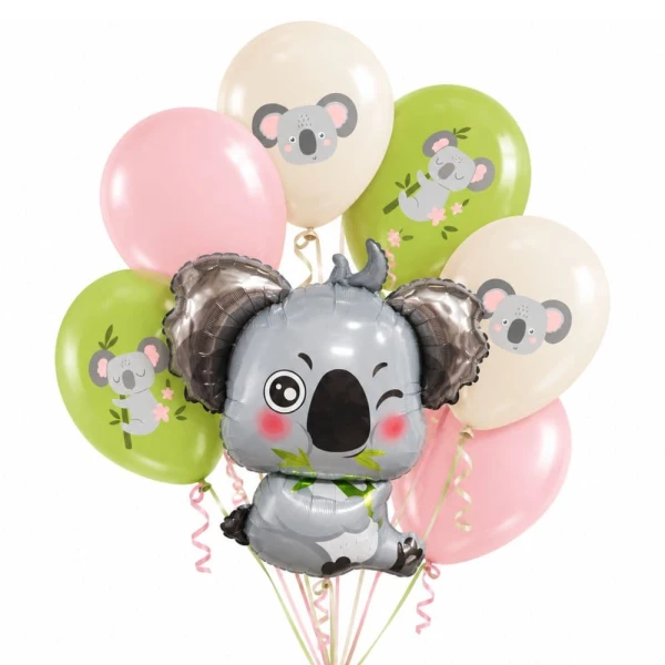 Zestaw balonów safari Urocza Koala