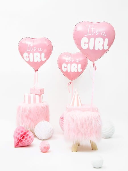 Balon foliowy baby shower dziewczynka