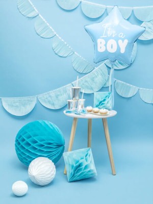 Balon foliowy na baby shower chłopczyka