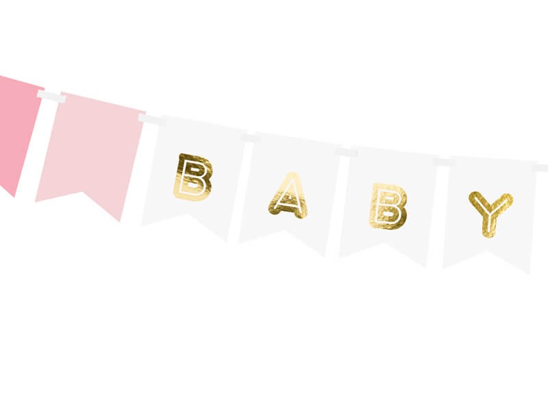 Baner na baby shower dziewczynka