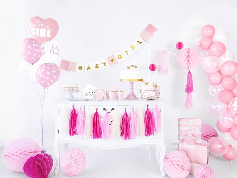 Baner dziewczynka baby shower