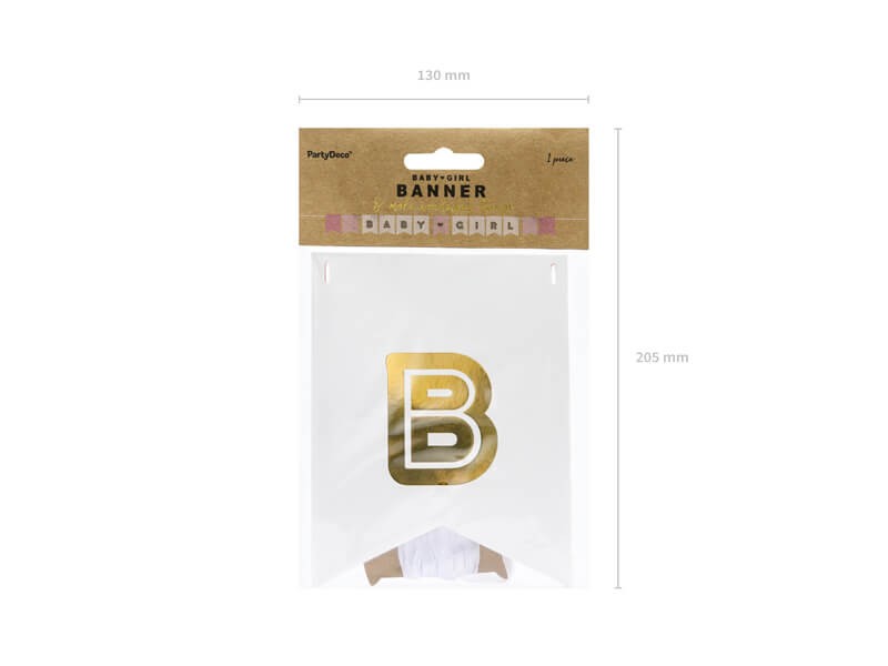 Baner baby shower baby girl