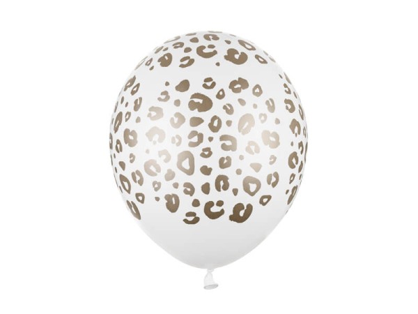 Balony lateksowe pantera w cętki 30 cm, 3 szt.