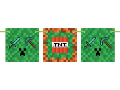 Baner flagi Piksele, 300 cm