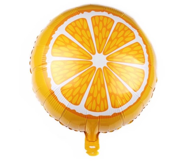 Balon foliowy pomarańcza owoce, 45 cm