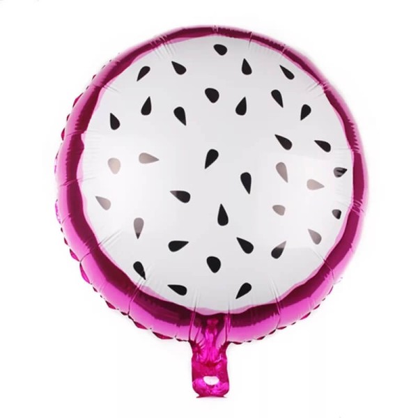 Balon foliowy smoczy owoc pitaja owoce, 45 cm