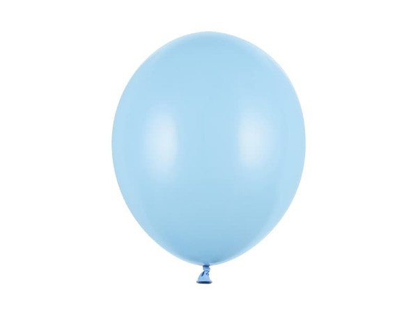 Balony pastelowe niebieski dziecięcy Pastel Baby Blue strong, 30 cm 3 szt.