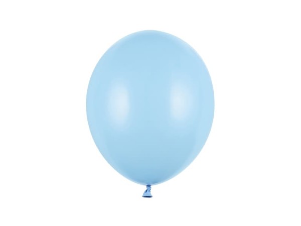 Balony pastelowe niebieski dziecięcy Pastel Baby Blue strong, 27 cm 3 szt.