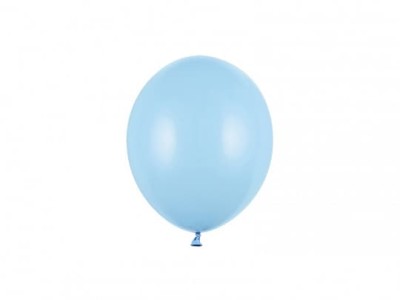 Balony pastelowe niebieski dziecięcy Pastel Baby Blue strong, 12 cm 3 szt.
