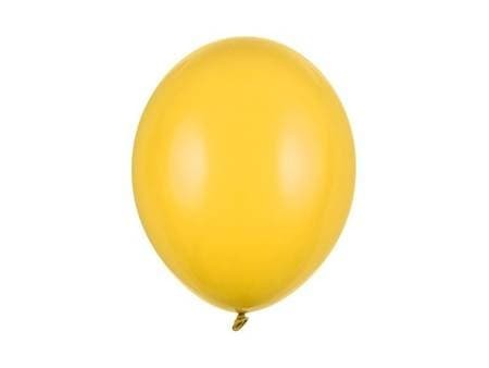 Balony pastelowe żółte Pastel Honey Yellow strong, 23 cm 3 szt.